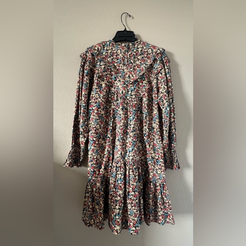 Mango Floral Embroidered Ruffle Dress - Picture 10 of 13